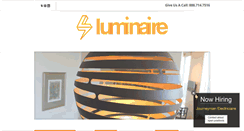 Desktop Screenshot of luminaireinc.us